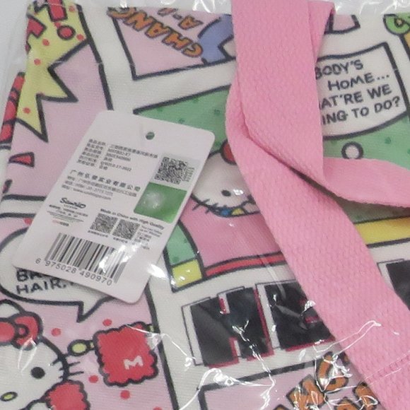 SANRIO HELLO KITTY  CANVAS TOTE WITH ZIPPER - Picture 4 of 4